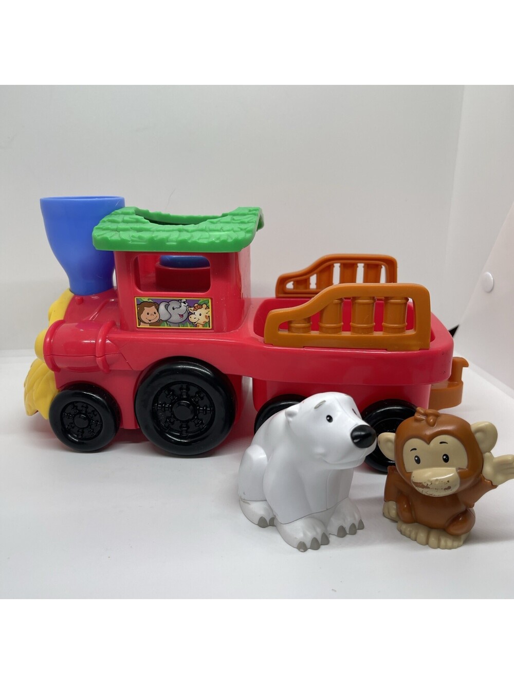 Fisher Price Little People Musical Zoo Train 2011 Safari Sounds Music Works!